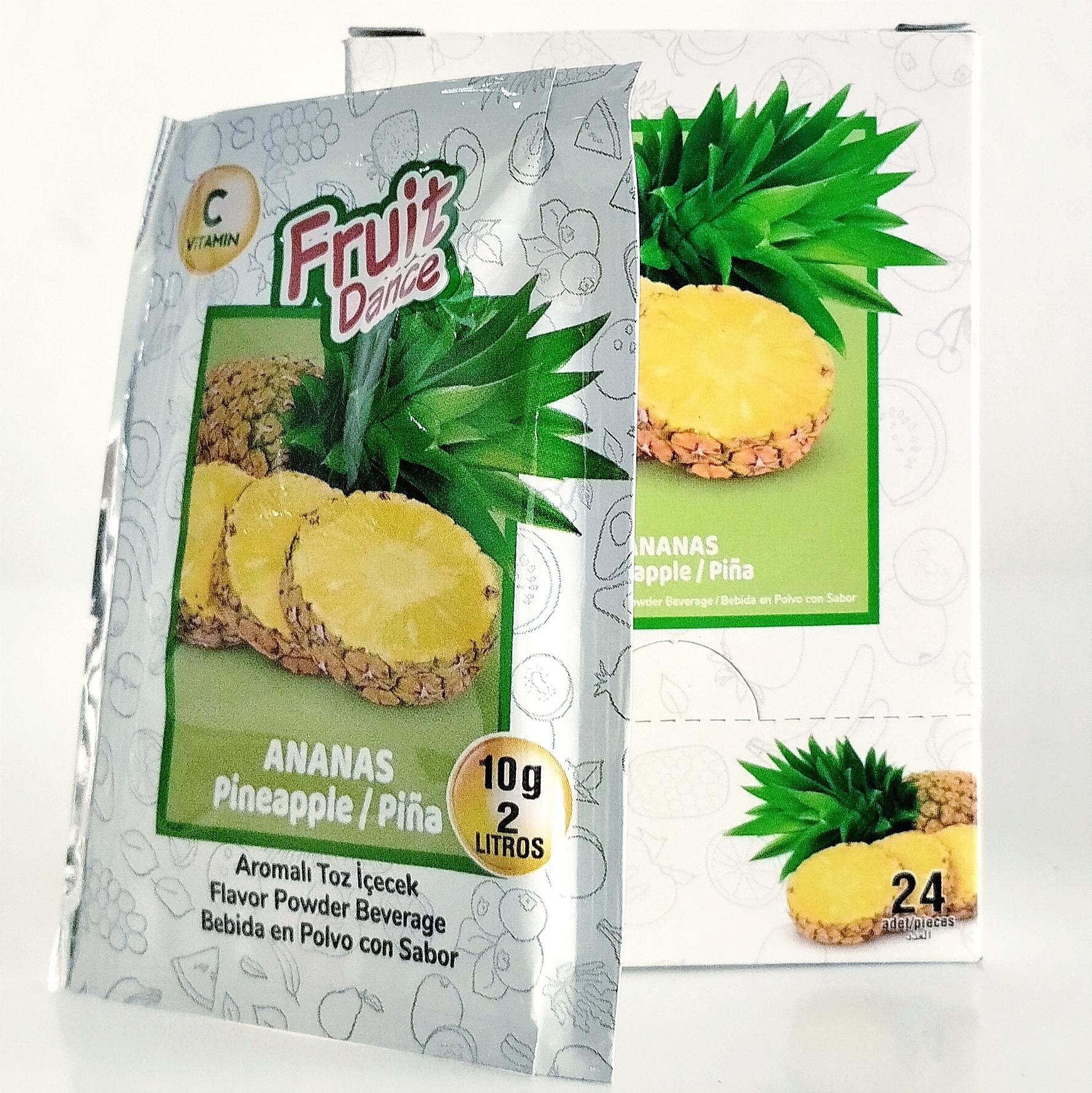 Refresco En Polvo Fruit Sabor Piña 24u