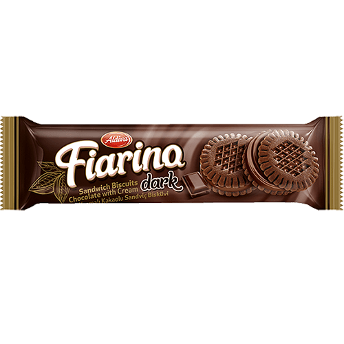 Galletas Rellenas con Chocolate Oscuro "FIARINA" 45g