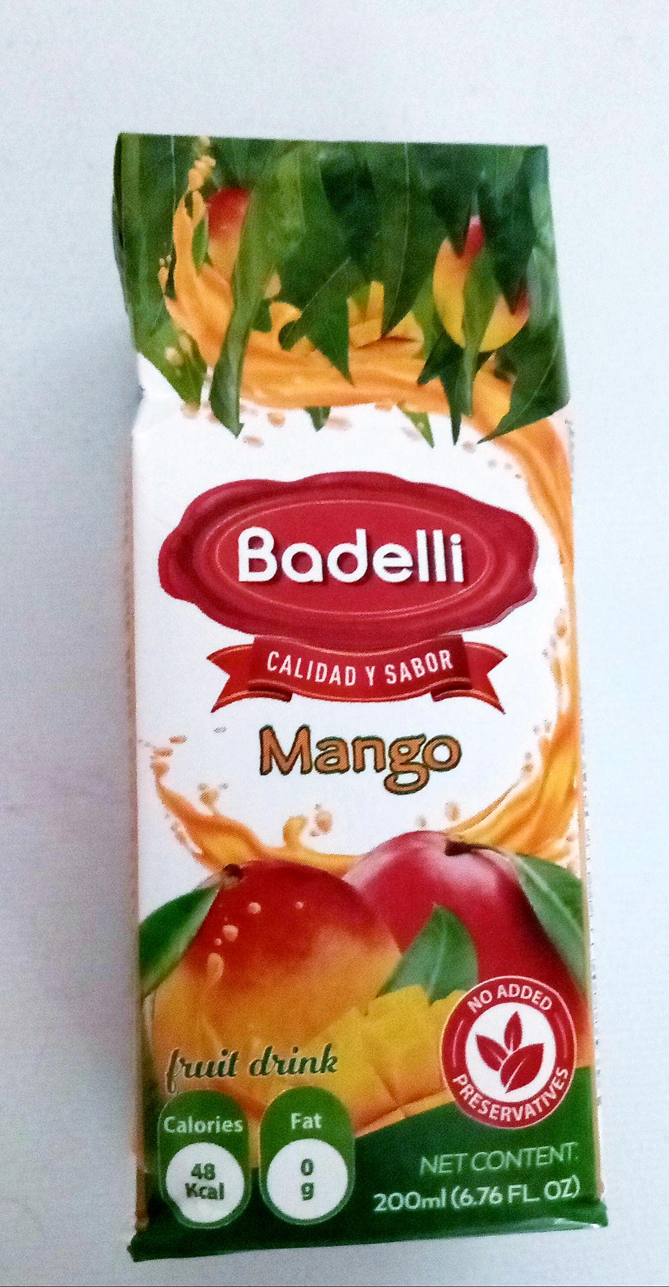 Jugo de Mango "BADELLI" 200ml