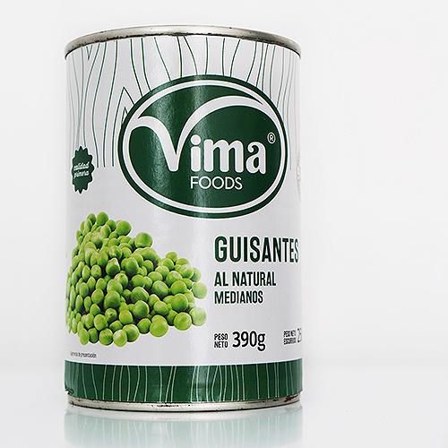 Guisantes al natural medianos 390g