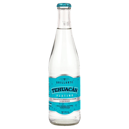 Agua Mineral "Tehuacán" Brillante Platino 355 ml