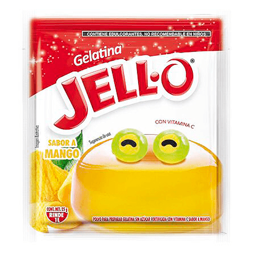 Gelatina "Jell.O" sabor a Mango 25g