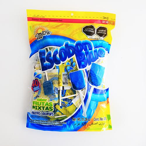 Paletas Escobon Blue 320g (40u)