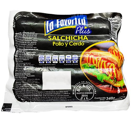 Embutido de Carne y Pollo "La Favorita" Brasileño 340g