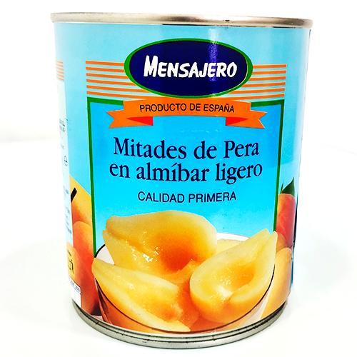 Peras en Almibar MENSAJERO 840g