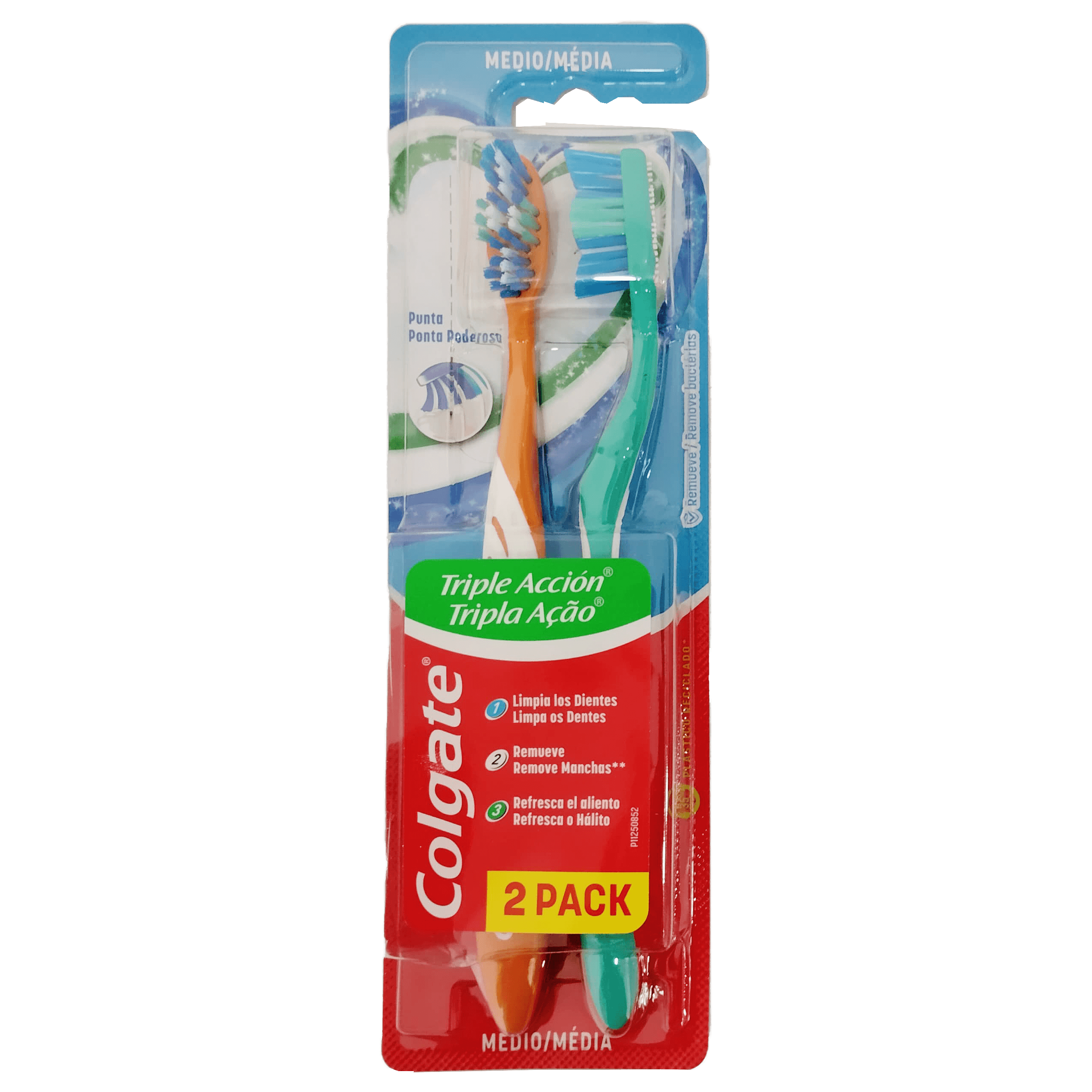 Cepillo Dental Triple Acción "Colgate" 2 Unidades