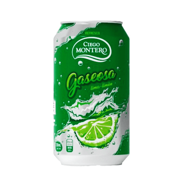 Refresco Ciego Montero Gaseosa sabor Limón 330ml