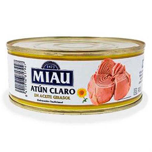 Atún en aceite de girasol MIAU 900g