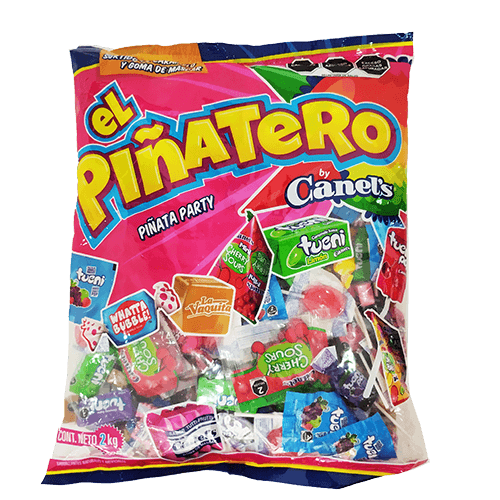 Surtido de Caramelo y Goma de Mascar "EL PIÑATERO" 2kg