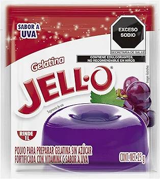 Gelatina "Jell.O" sabor a Uvas 25g